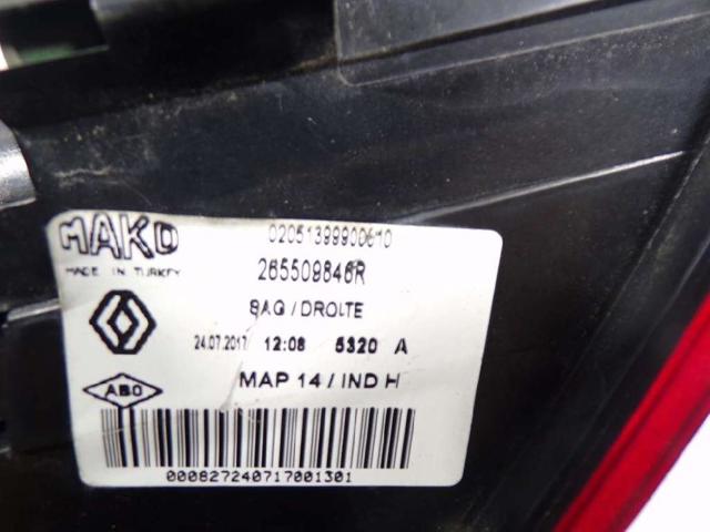 265509846R RENAULT Piloto trasero exterior derecho  comprar en Jaén