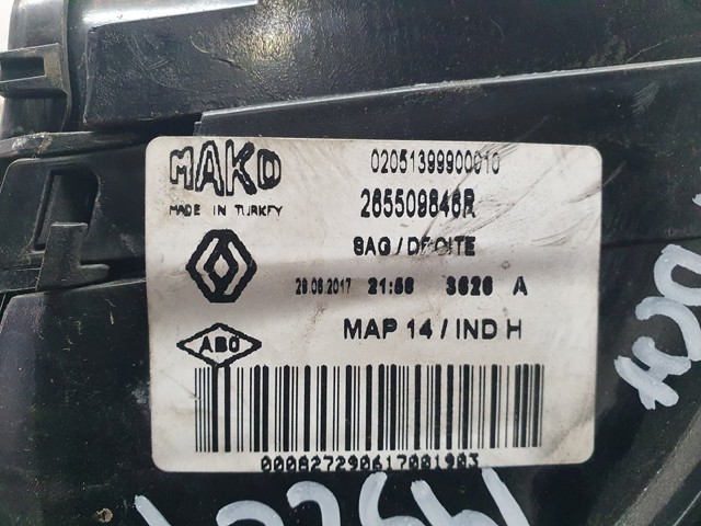 RENAULT 265509846R Piloto trasero exterior derecho  en stock Terrassa