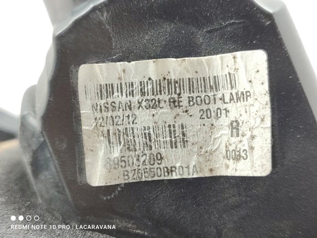 NISSAN 26550BR01A Piloto trasero interior derecho  en stock Terrassa