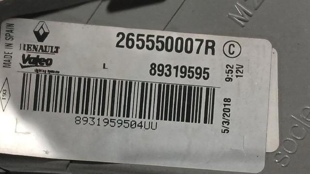 265550007R Piloto trasero exterior izquierdo  comprar en Reus