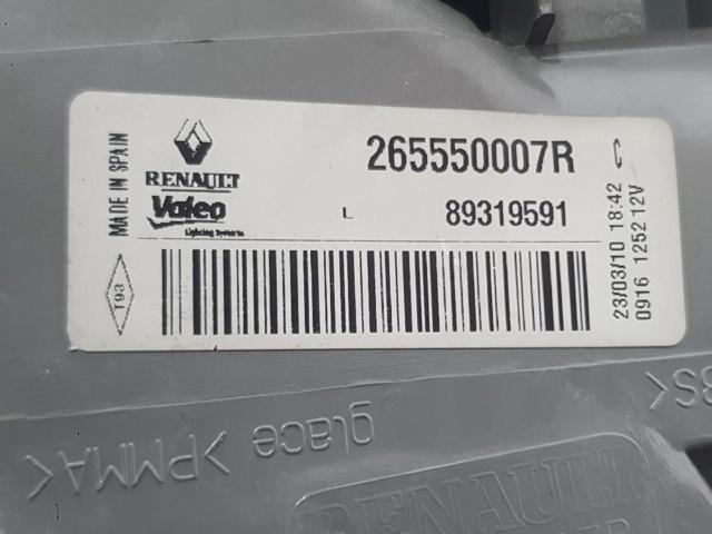 265550007R RENAULT Piloto trasero exterior izquierdo comprar Alcalá