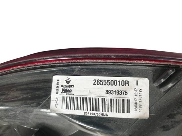 RENAULT 265550010R Piloto trasero exterior izquierdo  en stock Terrassa