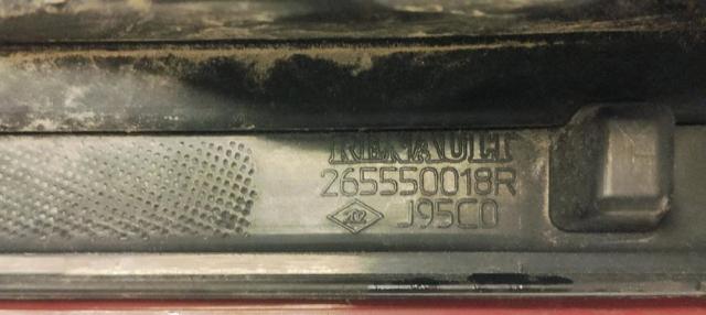 265550018R RENAULT Piloto trasero interior izquierdo  en stock Gandía