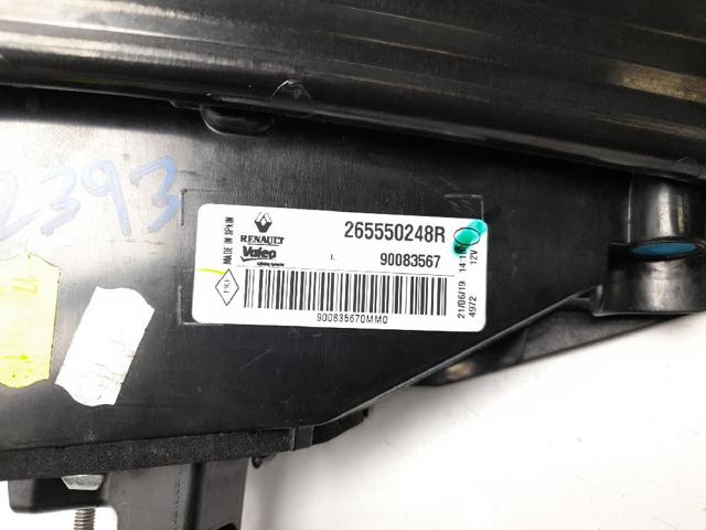 265550248R RENAULT Piloto trasero interior izquierdo comprar Madrid