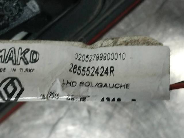 RENAULT 265552424R Piloto trasero interior izquierdo  disponible Lugo