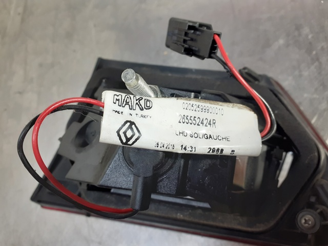RENAULT 265552424R Piloto trasero interior izquierdo  en stock Valencia