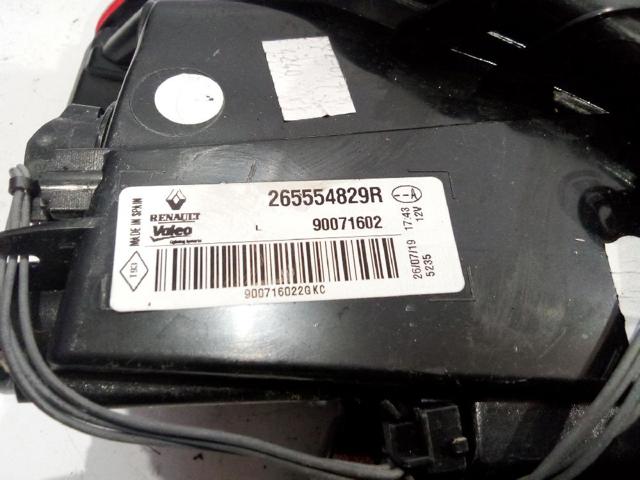 265554829R RENAULT Piloto trasero exterior izquierdo  en stock Gandía