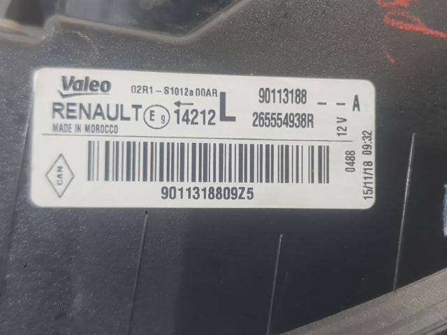 265554938R RENAULT Piloto trasero izquierdo  disponible Ourense