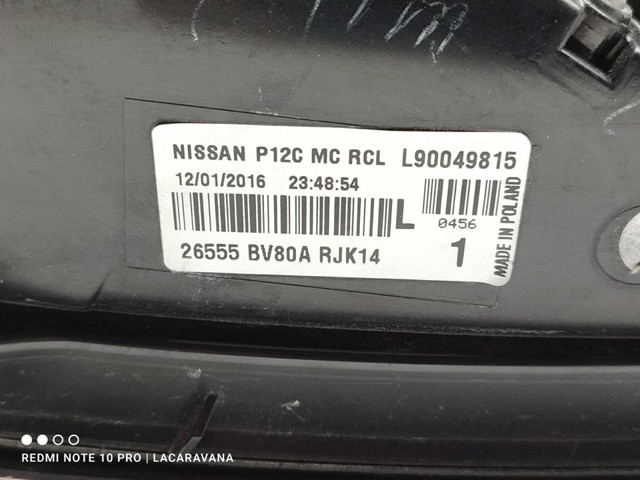 26555BV80A Nissan/Infiniti