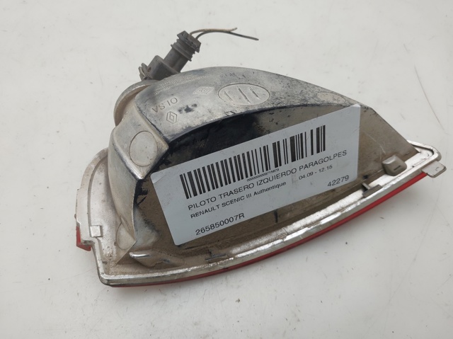 265850007R RENAULT Luz antiniebla trasera izquierda  comprar en Lleida