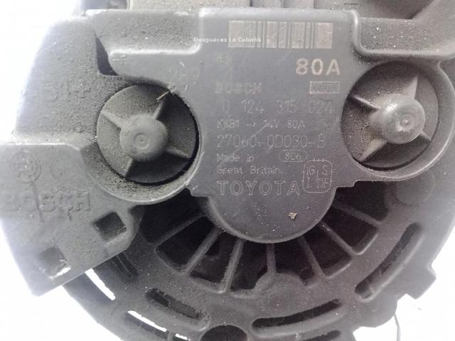 TOYOTA 270600D030B Alternador  disponible Valladolid