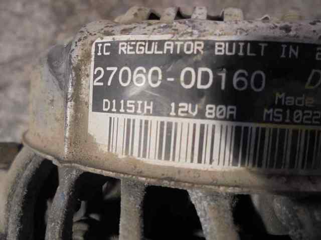 270600D160 TOYOTA Alternador  comprar en Lleida