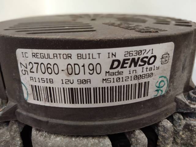 270600D190 TOYOTA Alternador  en stock Córdoba