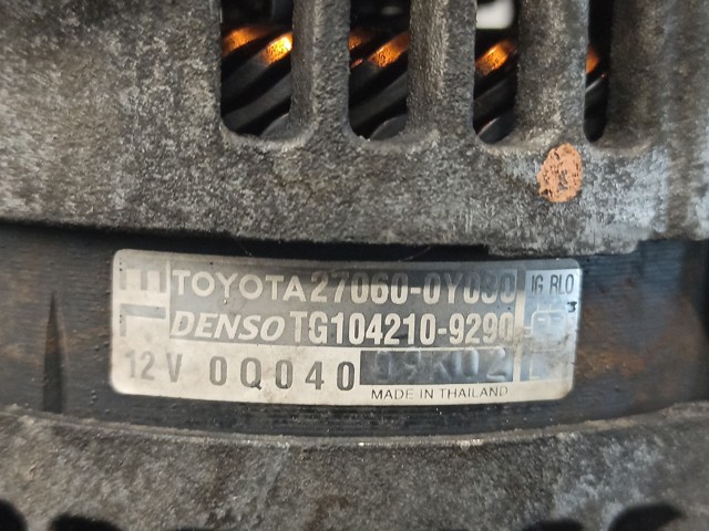 TOYOTA 270600Y030 Alternador  en stock Terrassa