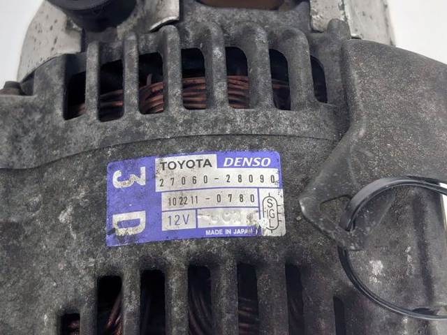 2706028090 TOYOTA Alternador  comprar en Lleida