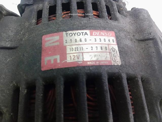 TOYOTA 2706033040 Alternador  disponible Valladolid