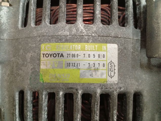 TOYOTA 2706070500 Alternador  disponible Valladolid