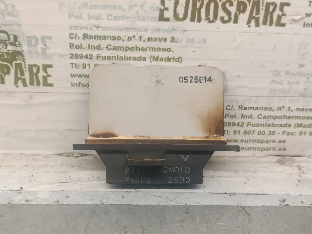 Resitencia, ventilador habitáculo 271500M010 NISSAN