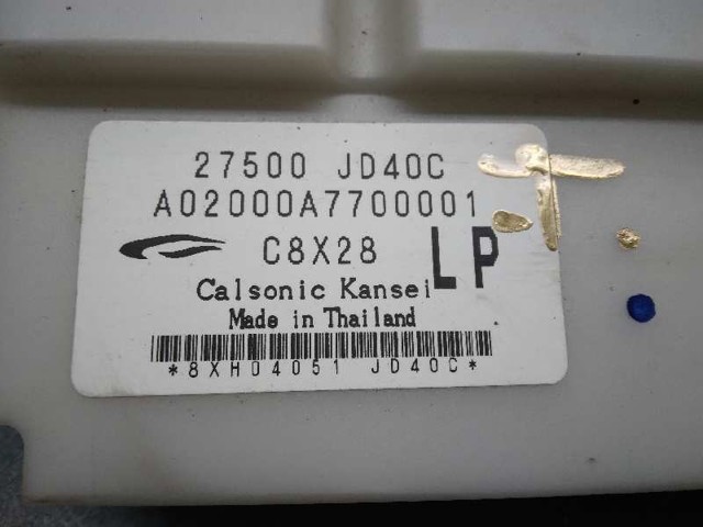 NISSAN 27500JD40C Módulo de modos de calefacción/aire acondicionado  comprar en Ponferrada