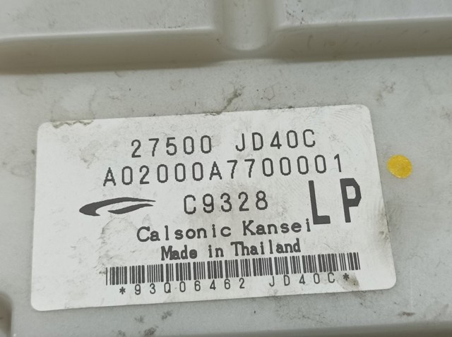27500JD40C NISSAN Unidad de control aire acondicionado  en stock Córdoba