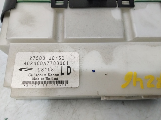 NISSAN 27500JD45C Módulo de modos de calefacción/aire acondicionado  comprar en Murcia
