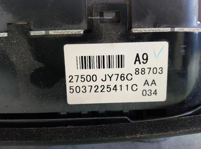 RENAULT 27500JY76C Módulo de modos de calefacción/aire acondicionado  comprar en Murcia