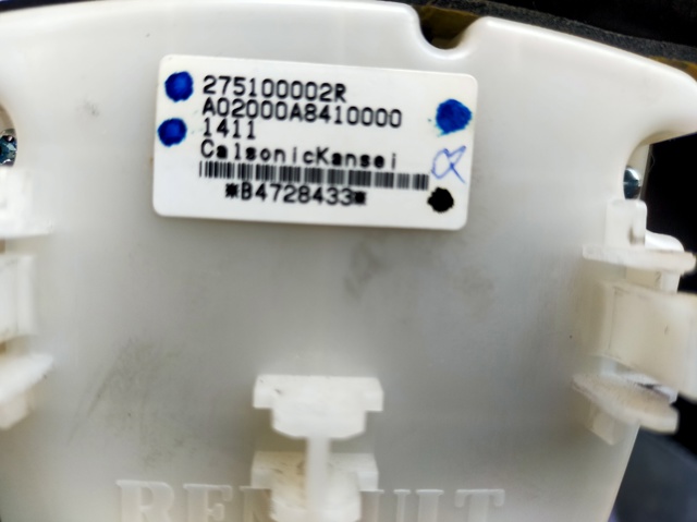 275100002R RENAULT Unidad de control aire acondicionado  en stock Córdoba