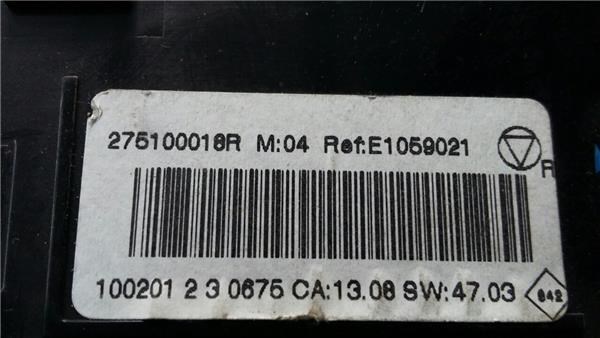 Unidad de control, calefacción/ventilacion 275100018R Renault (RVI)