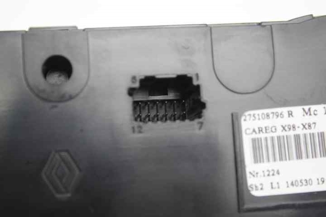 275108796R RENAULT Unidad de control aire acondicionado  en stock Huelva