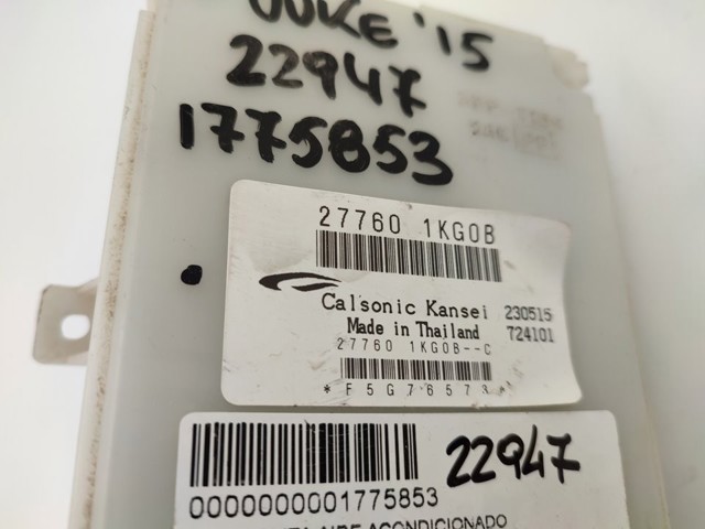 277601KG0B Módulo de modos de calefacción/aire acondicionado  disponible Utrera