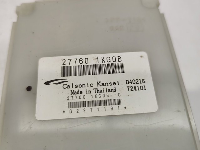 NISSAN 277601KG0B Unidad de control aire acondicionado comprar Pamplona