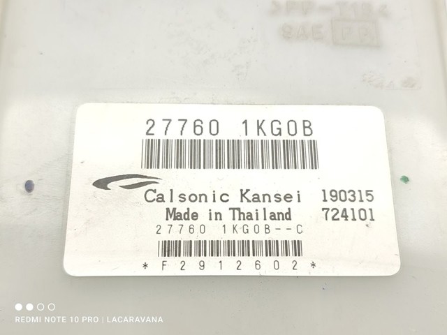 277601KG0B NISSAN Unidad de control aire acondicionado  en stock Córdoba