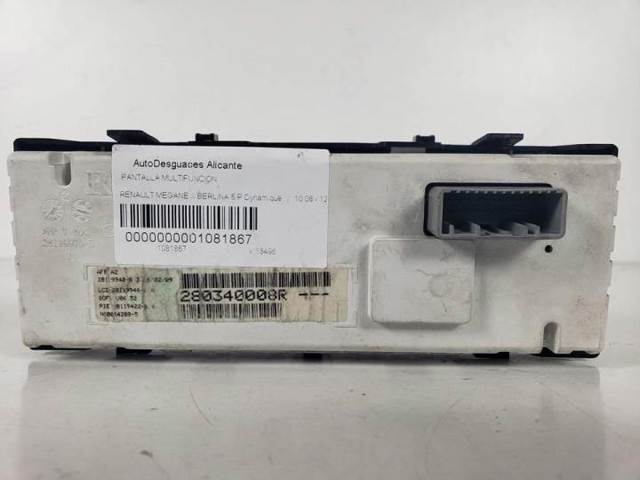 280340008R RENAULT Pantalla multifunción  comprar en Jaén