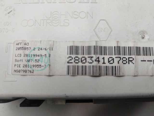 RENAULT 280341078R Pantalla  en stock Terrassa