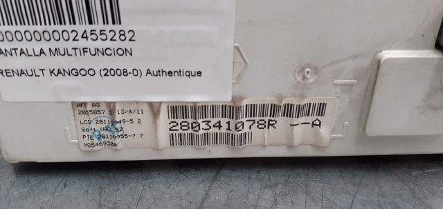 280341078R Pantalla multifunción  disponible Burgos