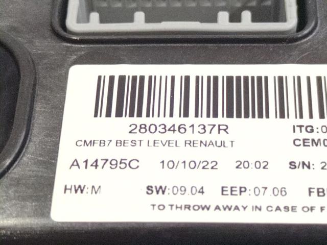 RENAULT 280346137R Pantalla multifunción  comprar en Murcia
