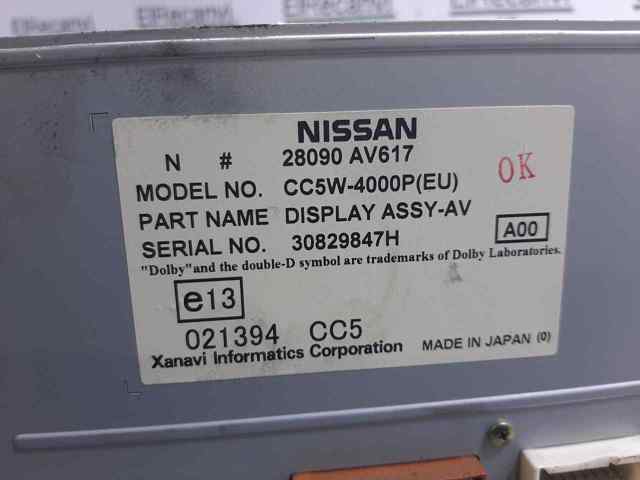 28090AV617 Nissan/Infiniti