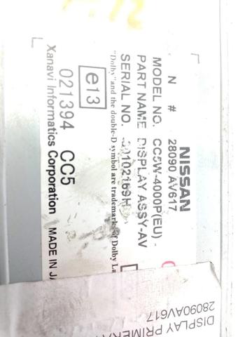 NISSAN 28090AV617 Pantalla comprar Tarragona