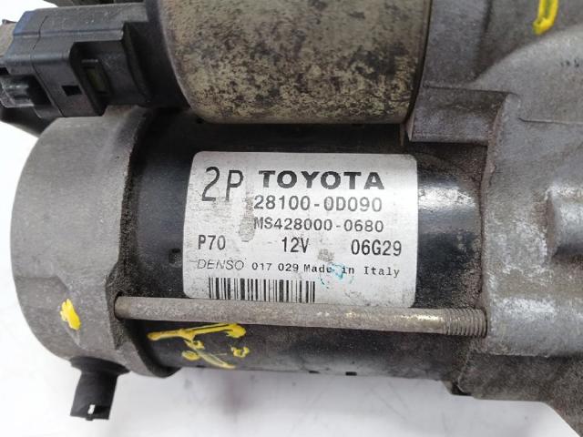 281000D180 TOYOTA Motor de arranque  comprar en Oviedo