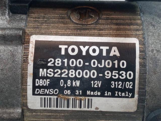 TOYOTA 281000J010 Motor de arranque  comprar en Ponferrada