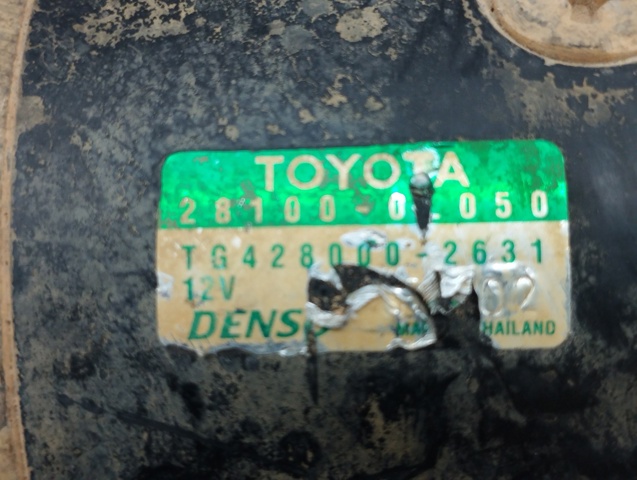 281000L050 TOYOTA Motor de arranque  disponible Alicante
