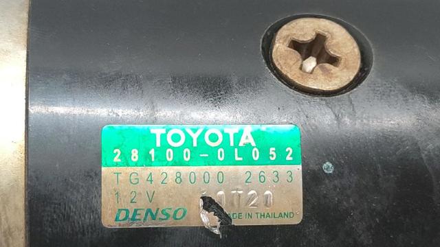 281000L052 TOYOTA Motor de arranque  en stock Gandía