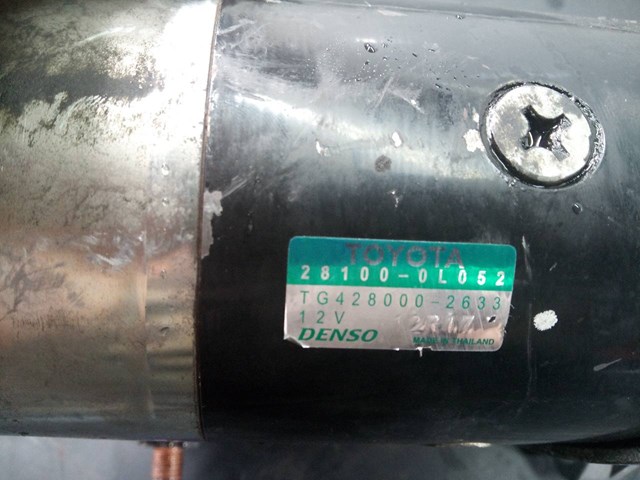 TOYOTA 281000L052 Motor de arranque comprar Tarragona
