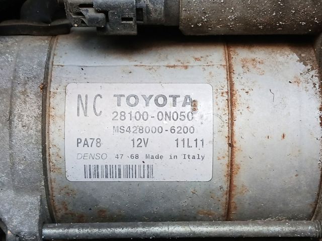 281000N050 TOYOTA Motor de arranque  comprar en Oviedo