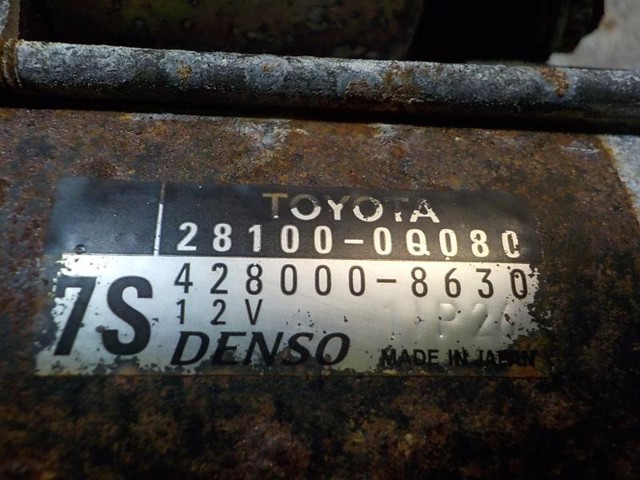281000Q080 TOYOTA Motor de arranque  comprar en Lleida