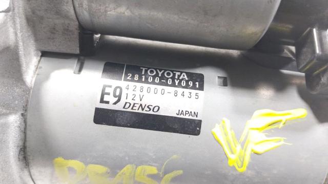 TOYOTA 281000Y091 Motor de arranque comprar Tarragona
