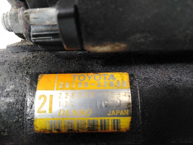 TOYOTA 2810022030 Motor de arranque  comprar en Murcia