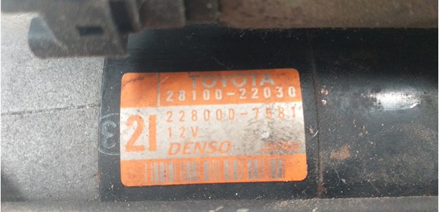 2810022030 Motor de arranque comprar Girona