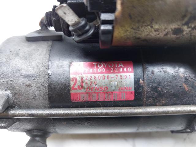 2810022040 TOYOTA Motor de arranque  en stock Córdoba