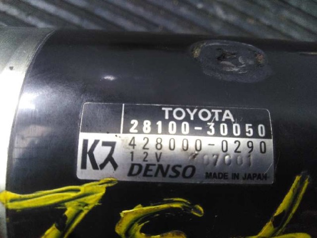 TOYOTA 2810030050 Motor de arranque  en stock Terrassa